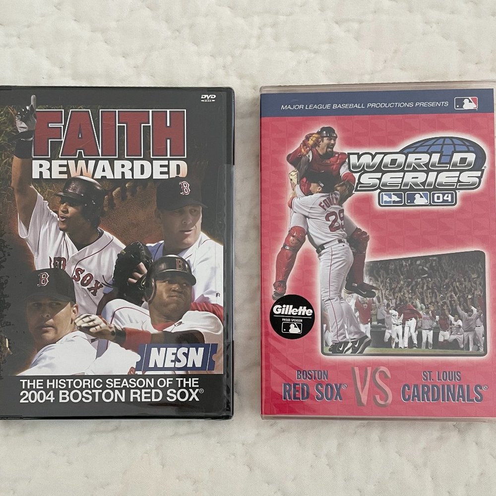 Bundle of Two 2004 Red Sox World Series DVDs